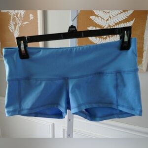 Fleo light blue Medium CrossFit Workout booty shorts